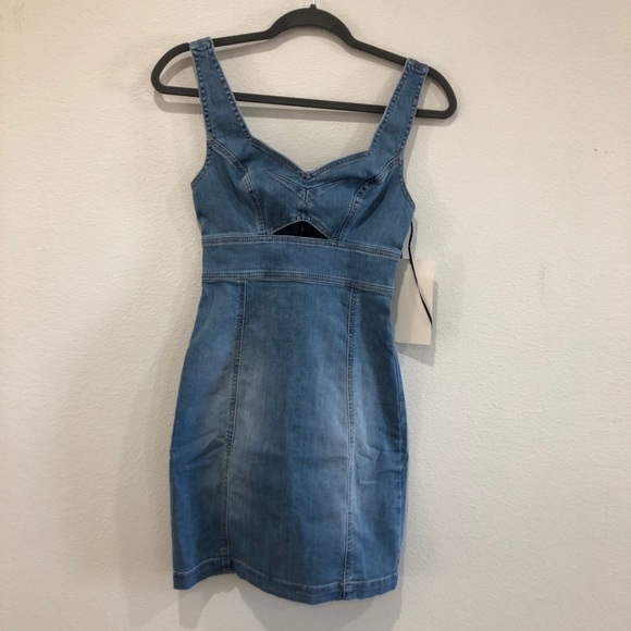 jean dress guess